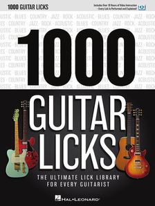 Hal Leonard 1000 Guitar Licks: The Ultimate Lick Library for Every Guitarist