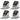 Alternate-Image5 Image for Tripp Lite by Eaton Rack Enclosure Cabinet Mobile Rolling Caster Kit 2200lb Capacity