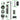 Alternate-Image5 Image for APC NetShelter Switched Rack PDU, 9K series, 0U, 30A, 120/208V, 16 NEMA 5-20R, 7 C13/C15, 1 C19/C21 outlets
