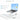 Alternate-Image1 Image for StarTech Laptop Stand for Desk, Supports 5kg / 11lb, Aluminum, Silver, Ergonomic Laptop Riser, Portable Laptop Holder for Desk