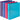 Out-of-Package Image for Samsill Durable 1.5 Inch Binder, Made in the USA, D Ring Customizable Clear View Binder, Fashion Assortment, 4 Pack, Each Holds 350 Page (MP46459)
