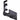 Alternate-Image2 Image for StarTech Under Desk Cable Management Tray, Length Adjustable, Clamp-On Installation, No Drilling Required, Black