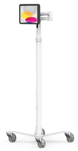 Compulocks PowerMove Rise Freedom Charging Rolling Kiosk with Extended Articulating Arms for iPad 10th/11th Gen