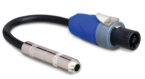Hosa 1/4" TS to Neutrik SpeakOn 6" with 2 OFC Conductors