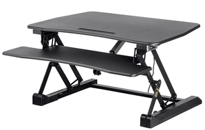 MP Electric Height-Adjustable Sit-Stand Workstation Desk Converter with Integrated USB Charging Port