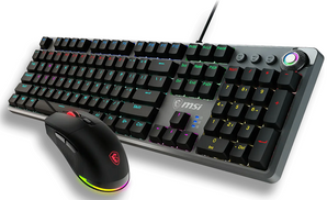 MSI FORGE GK310 Gaming Keyboard & Mouse Combo with Red Switches for Creators & Gamers (On Sale!)