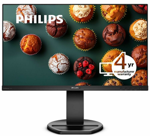Philips 24" FHD Height-Adjustable Multimedia IPS Monitor with DP, HDMI, VGA & USB Hub