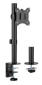 Rocstor ErgoReach® EP3 Single Monitor Pole Mount, C-Clamp & Grommet for Up to 34″ Displays