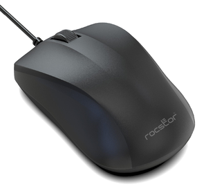 Rocstor Premium 3-Button USB Wired Contoured Mouse 10-Pack (2 Options)