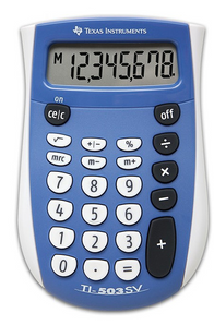 Texas Instruments TI-503 SV Simple Calculator