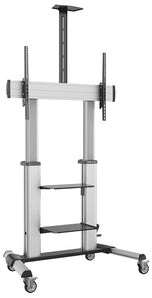 Tripp Lite Safe-IT Heavy-Duty Rolling TV Cart with Height-Adjusting Crank Handle for 60"-100"Displays (On Sale!)