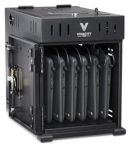 Vivacity Tech 6-Unit Chomebook & Laptop Locking Charging Cabinet (On Sale!)