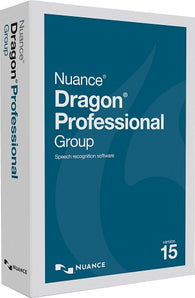 Nuance Dragon Professional Group 15.0 Academic (Up to 20 Users Per School Address) (Download)