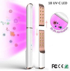 Earthwise UV UV-C Multipurpose Portable Wand with 18-Pc UV LED Lamp Beads