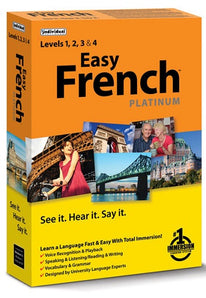 Easy French Platinum Language Learning Software for Windows (Download)