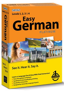 Easy German Platinum Language Learning Software for Windows (Download)