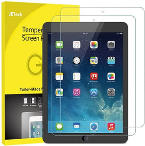 JETech Tempered Glass Screen Protector for iPad (10.2-Inch, 7/8/9 Generation Tempered Glass Film