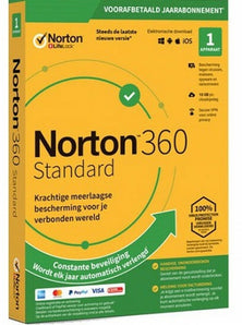 Symantec Norton 360 Standard 1-Year Subscription for 1 Device (Download)